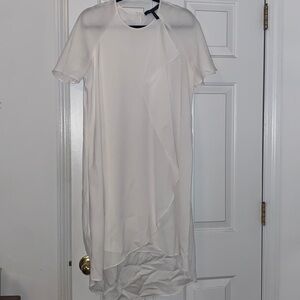 BCBG Maxazria Ivory high low dress M